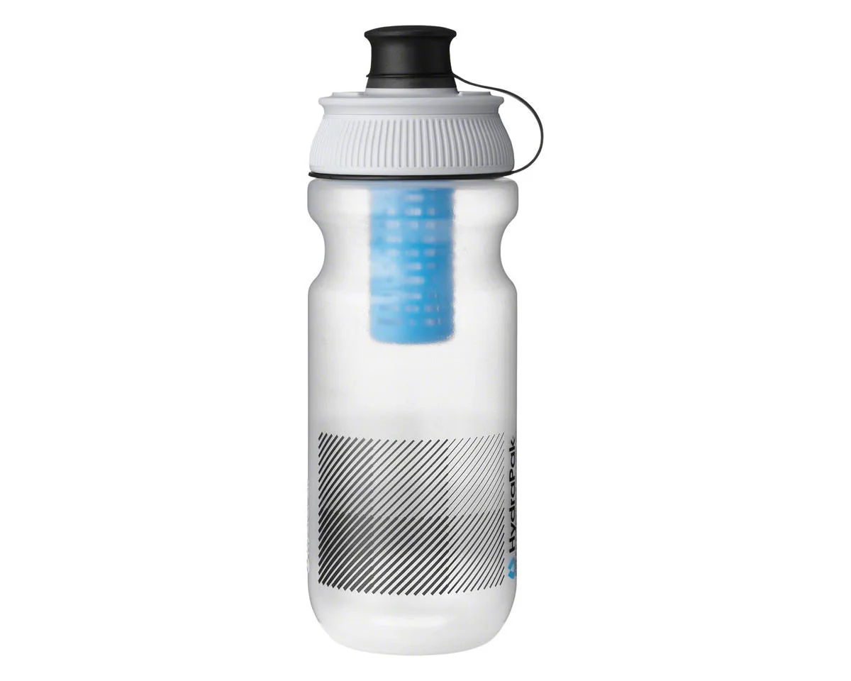 Hydrapak Breakaway+ Filter Water Bottle (Translucent/Grey) (20oz) - view 2